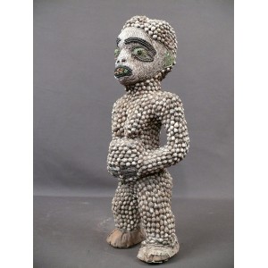 Bamileke beaded statuette