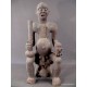 African statue: King Bamun, return of war