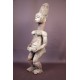Statue africaine Igbo polychrome