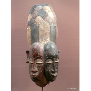 Gelede twins Yoruba mask