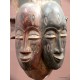 Masque gelede de jumeaux Yoruba