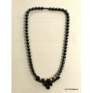 Collier hématite du Cameroun