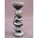 Statuette Yoruba Porteuse de Coupe